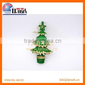 PLASTIC CHRISTMAS TREE SHAPED ORNAMENTS thumbnail-1
