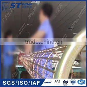 12 Vertical Wires Galvanized Cage for Supporting Filter thumbnail-1