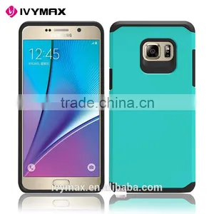 2016 New Model Phone Case Slim Armor Shock Proof Hybrid Dual Layer Defender Case Cover for Samsung Galaxy Note 7 Mobile Phone thumbnail-1