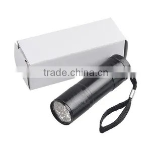 Mini 9 LED UV Torch Shock Proof And Water Resistance UV LED Torch thumbnail-5
