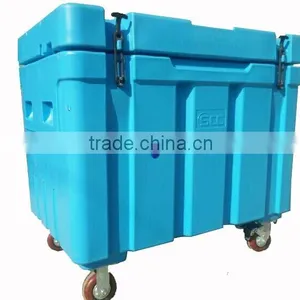 Roto-molded Insulated Dry Ice Case Dry Ice Cooling Box Dry Ice Container With Wheels thumbnail-2