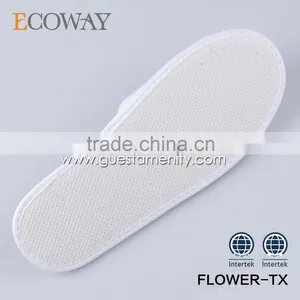 2016 New White Yangzhou Cheap Disposable Slipper Open Toe Hotel Slipper thumbnail-2
