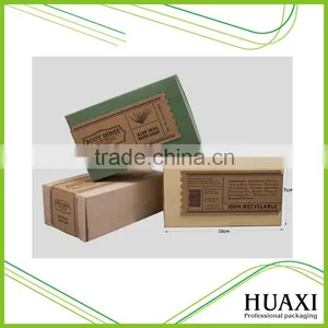 Eco-friendly Custom Soap Packaging Box, Kraft Paper Soap Packaging Box thumbnail-1