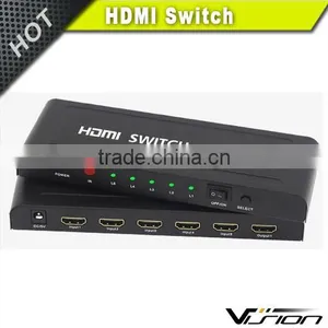 2016 Hottest Premium 1080p 5 Port Hdmi Switch in Black thumbnail-3