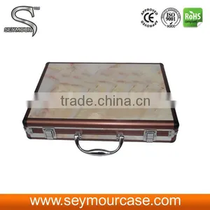 Showing Case White Granite Floor Tiles Sample Box Watch Storage Case Display Box thumbnail-1