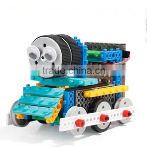 4 in 1plastic Eletronic rc Building Block Train Toy Educational thumbnail-2