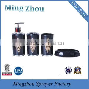 Bathroom Accessories Set With Lotion Bottle Toothbrushing Cup Toothbrush Cup thumbnail-1