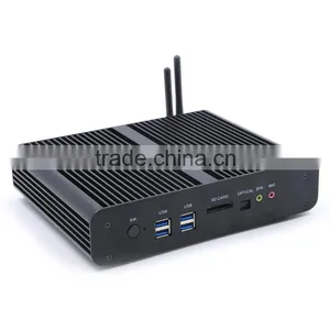 Barebone Fanless Mini pc Intel i7 4650u HD 5000 Dual HDMI 2 Ethernet Gaming Computer Supplier's Choice thumbnail-3