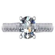 26 Mm Solitaire With Accent Engagement Ring Mount035-5 thumbnail-1