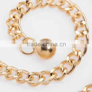 Hot Fix Rhinestone Chain of Rhinestone Belt Brightness F1-80127 thumbnail-3