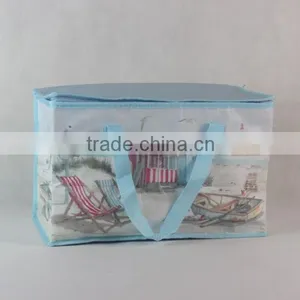 High Quality Custom Cheap Reusable Wine Bag Water Bottle Cooler Bag thumbnail-3