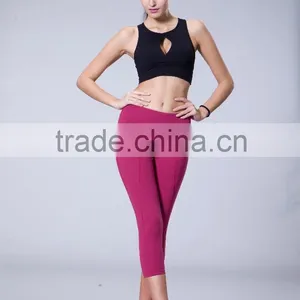 2015 Popular Supplex Wholesale Fitness Clothing Women Yoga Pant thumbnail-5