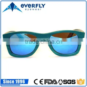 High Quality FDA Wholesale Mirror Lens China Bamboo Polarized Sunglass 2015 Custom Logo thumbnail-1