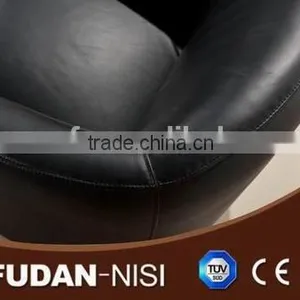 Italian Wood and Leather Modern Home Sofa Chairs thumbnail-4