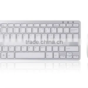 2016 Motospeed Mototech Stylish White Keyboard and Mouse 2.4Ghz Wireless Keyboard thumbnail-2