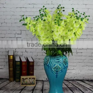 European Style Artificial Wholesale Flowers Artificial Silk Delphinium Ajacis thumbnail-6