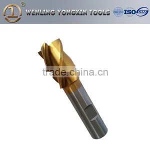 HSS Super Hard End Mill With Morse Taper / Straight Shank With TiN Coated thumbnail-1