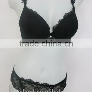 Elegant Lace Push up Bra Set in Stock(FPY317) thumbnail-3