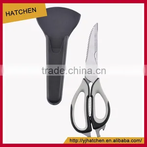 SK-009 LFGB Certificated 2cr13 S/s Colourful Scissors Kitchen Shears thumbnail-1