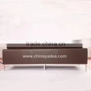 Bauhaus Florence Knoll Sofa Three Seater Leather Sofa thumbnail-6