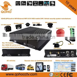 8 CH 2TB HDD Storage Car Mobile DVR Hard Disk Security Dvr Recorder for Vehicles thumbnail-4