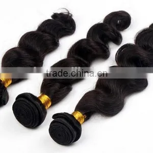 Best Brazilian Hair Natural Color Brazilian Human Hair 3 Bundles Virgin Brazilian Hair thumbnail-1