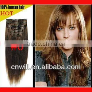 Express Hair Clip in Hair Extension Virgin Brazilian Hair Remy Clip in Hair Extensions Full Head Clip in Hair Extensions thumbnail-6