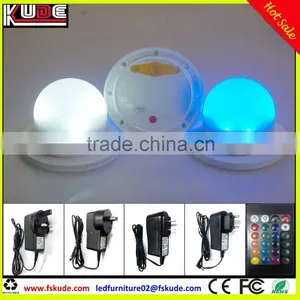 Modern Design Plastic 16 Colors Rechargeable Bar Furniture Led Light Base With Battery Operated thumbnail-1