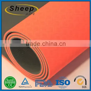 Wholesale Exercise Fitness Eco-friendly Tpe Material Square Yoga Mat thumbnail-3