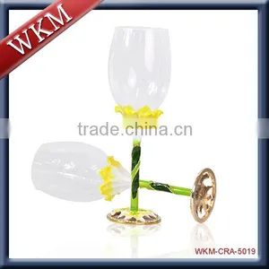 Iris Flower Hot Sale Classic Artwork Champagne Glass Quality Choice thumbnail-3
