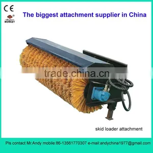Skid Steer Loader Attachments Angle Broom thumbnail-1