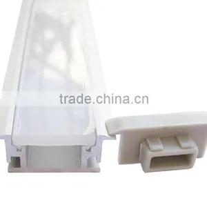 Factory Qualitied Flat Slim Led Strip Profile With Thick PC Cover for Flooring thumbnail-2