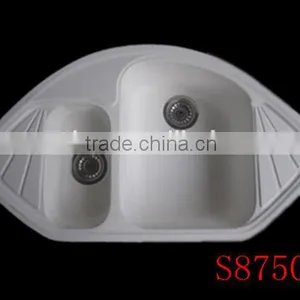 Acrylic Solid Surface Kitchen Sinks,aritifical Stone Single Bowl Kitchen Sink,washing Clothes Sink Basin thumbnail-6
