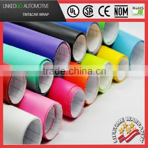 Promotional Several Colours Car Sticker OEM 1.52*30M Air Bubble Free Black Matte Paint Car thumbnail-1
