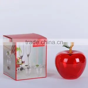 Decorative Gold Stem Apple Money Boxes Gift Piggy Bank for Adults thumbnail-4