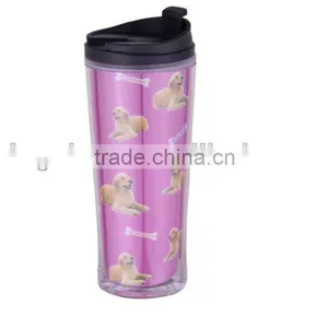 350ml Plastic Mug With Paper Are Your Design Paper Insert thumbnail-1