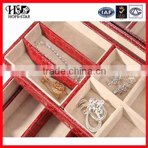2015 Hot Selling Custom Leather Jewelry Ring Box thumbnail-1