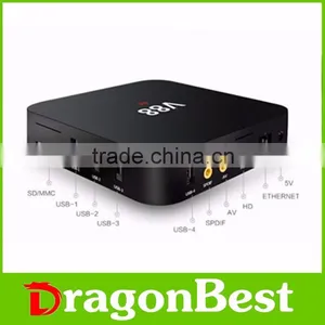 2016 Top Selling Amlogic S905 Quad Core Android 5.1 V88 RK3229 1G 8G TV Box thumbnail-4