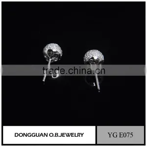 Dubai Gold Jewelry Earring Simple Pearl Earring for Women thumbnail-6