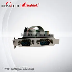 HighTek HK-1112B Low Profit Bracket 2 Port RS232 Serial Card for Win10 thumbnail-2