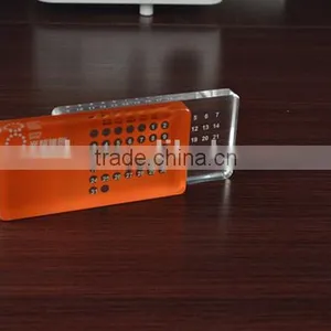 Hot Sell Handmade Low Price High Quality Acrylic Calendar thumbnail-2