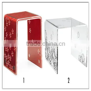 Indoor Acrylic Vanity Chair for Bathroom thumbnail-1