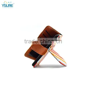 2015 New Design Lovely Stripe Pattern Denim Leather Case For Pantech MIRACH IM-A690L With Special Stand Back up thumbnail-3