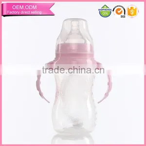 Best Selling BPA Free 8oz Baby Plastic pp Bottle With Straw and Handles thumbnail-1