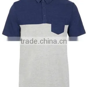 Printed Polo Shirts, Clothes, Panel Pocket Polo T-shirt, thumbnail-1