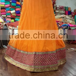 Hand Work Net Lehenga Choli thumbnail-1