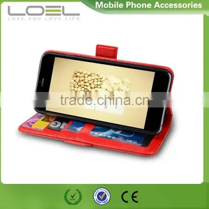 Stand Wallet Flip Leather Case Cover for Iphone 6 6s With Card Slots thumbnail-5