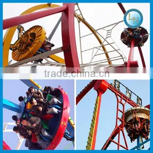 Outdoor Game Machine! Chinese Amusement Swing Car Rides Park Rides Ferris Ring Car thumbnail-4