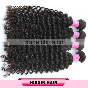 Tangle Free Deep Wave Wet and Wavy Human Hair Extension Bulk Buy From China Virgin Hair 100 Percent Indian Remy Human thumbnail-3