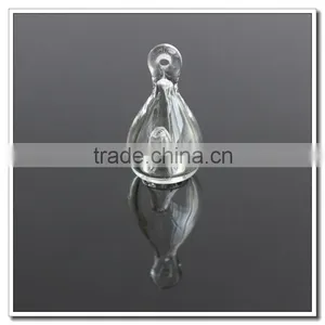 Wholesale Factory Direct Good Service Customized Unique Decoration Colorful Crystal Hollow 4mm 6mm Tear Drop Clear Glass Sphere thumbnail-1